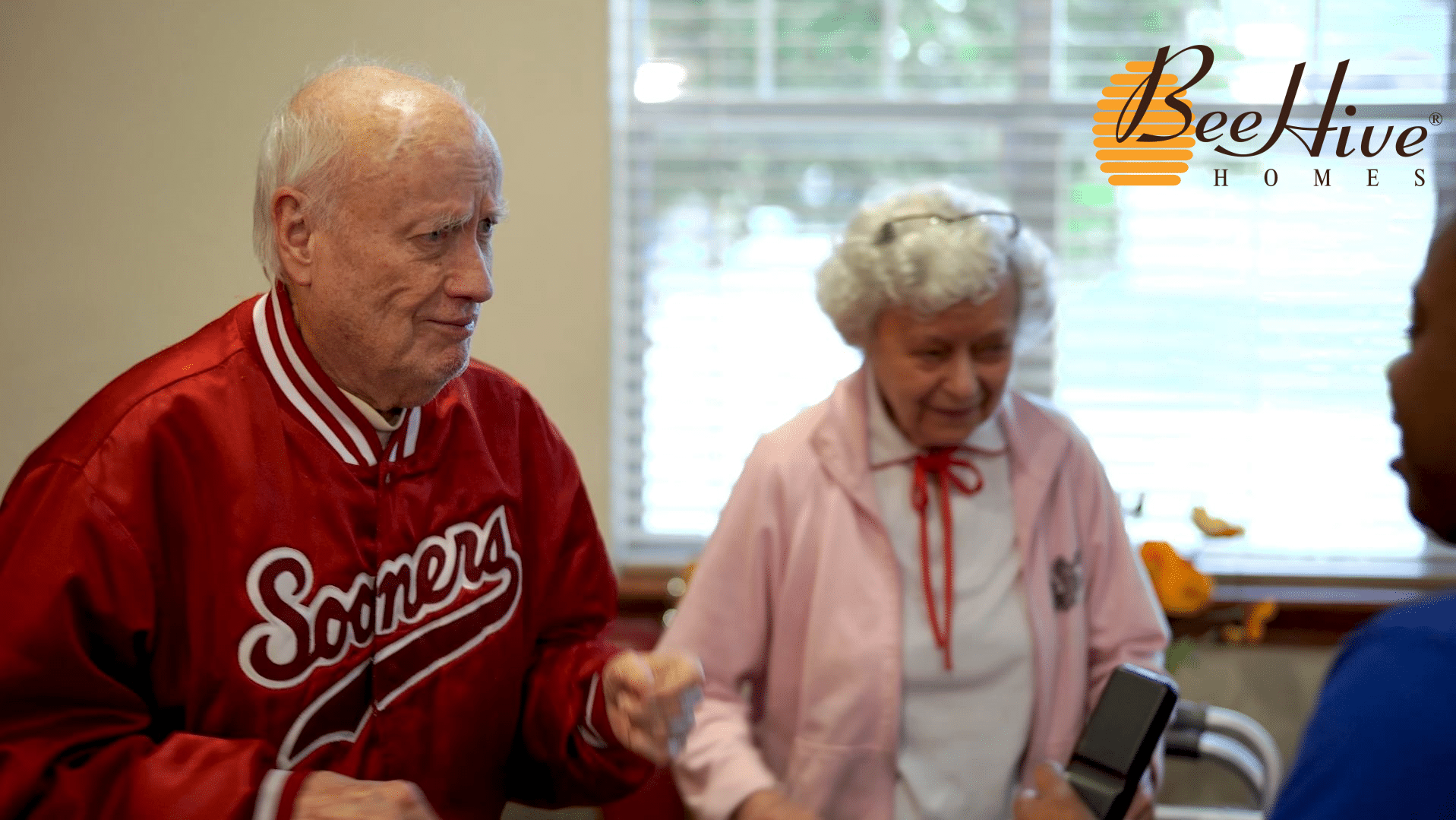 Elderly Couple Dancing