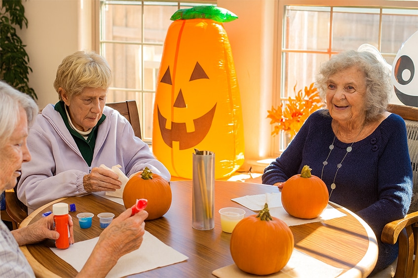 Halloween celebrations in the BeeHive Homes of New Mexico
