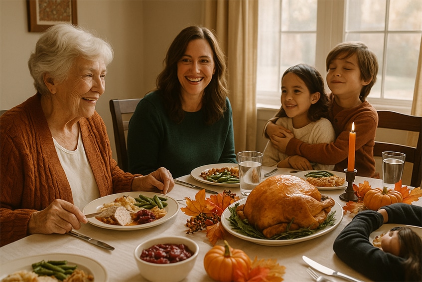 Celebrate Thanksgiving at BeeHive Homes of New Mexico. Discover the homelike warmth, family-friendly traditions, and heartfelt care that make our assisted living homes feel like family.